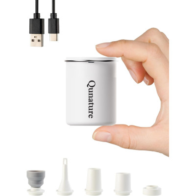 Pumpa RockBros mini elektrická, biela, vrátane USB kábla...