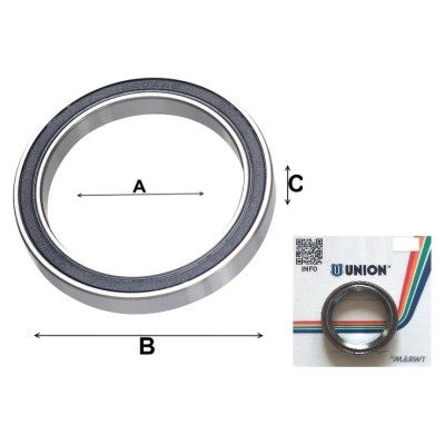 Ložisko CB-252  6808 2RS, 40x52x7 mm