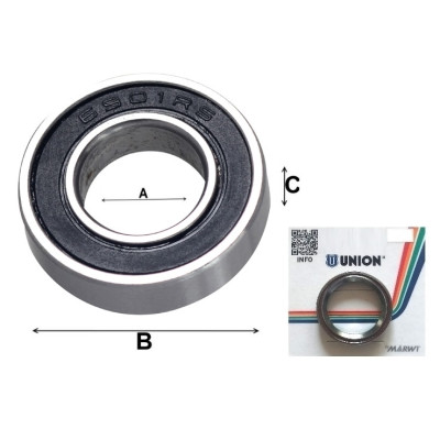 Ložisko CB-444  6901V LLU, 12x24x6 mm