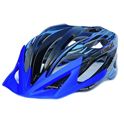 *Prilba pre dosp.Prowell F-59R,čier/modrá,M 55-61c