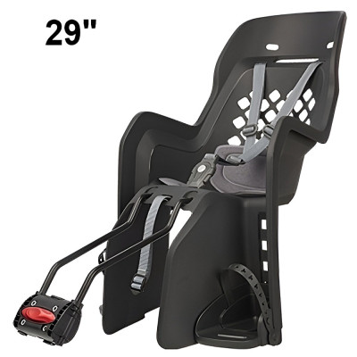 Sedačka det.zadná Joy 29 na sedl.trubku,tmavo sivá