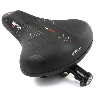 Sedlo Gel Wittkop Kelvin City vyhrievané so zámkom