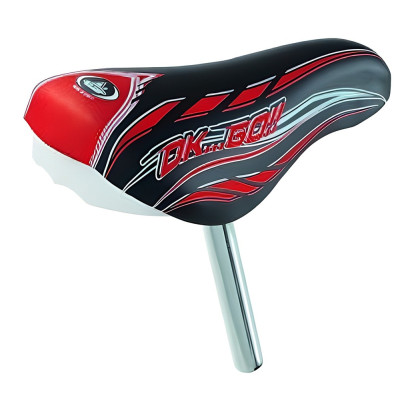 Sedlo detské OK GO 12-14 so sedlovkou 22,2mm, čier