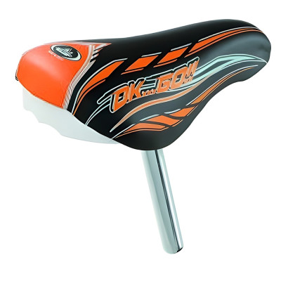 Sedlo detské OK GO 12-14 so sedlovkou 22,2mm, čier