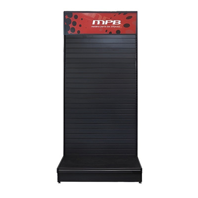 Výstavný stojan MPB s držiakom loga, 240x100x45 cm