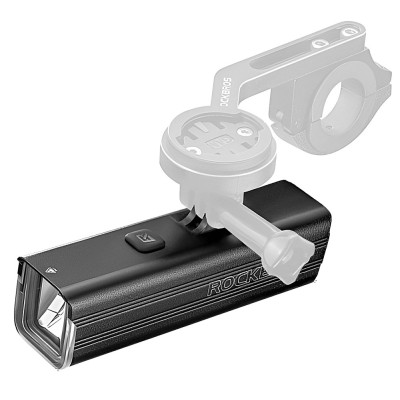 Svetlo predné RockBros, 1500 Lm., USB nabíjanie. V cene...