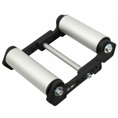 Trenažér s dvomi duralovými valcami