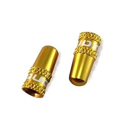 Ventilový diel - čiapočka AV zlatá, 2 ks na blistr