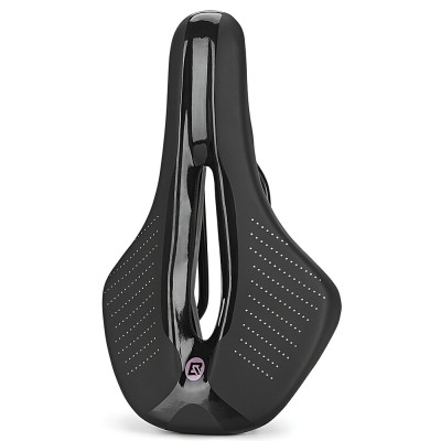 Sedlo RB s otvorom, bez zámku, čierne