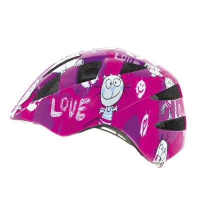 Prilba detská BRN s motívom XXS (44-48 cm) ružová