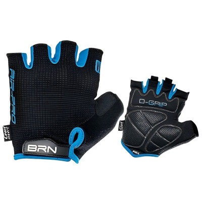 Rukavice cyklistické, BRN GU72B veľ.XL, čierno/modré