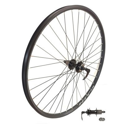 Koleso zad.26 Top disc,náb.ložiskový čierny,disc.3