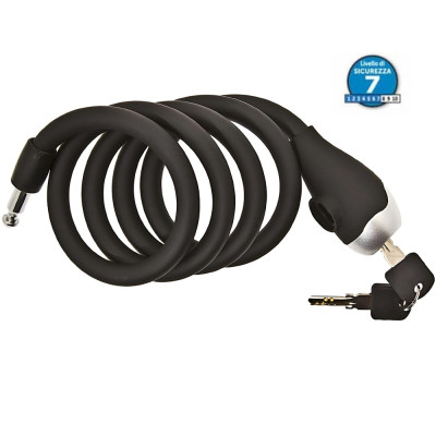 Zámok BRN LU13N špirálový na kľúč, 1000 x 12mm