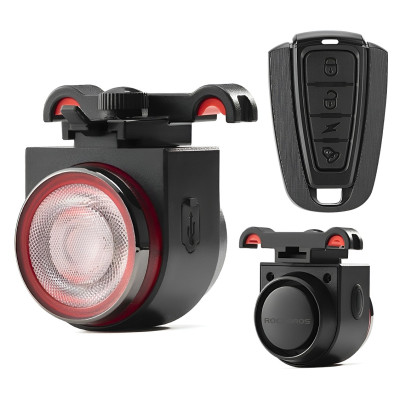 Alarm Rockbros so smart svetlom na bicykel 115 dB, IPX5,...