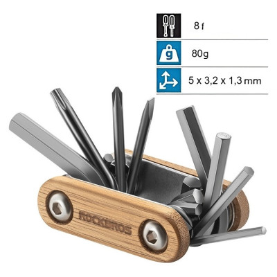 Nár. RB multifunkčné skladacie, 8 funkcii