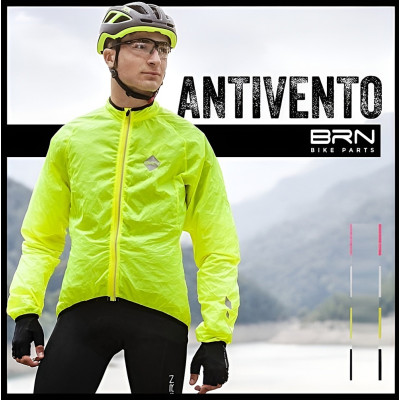 Cyklistická vesta BRN, reflex.zelená, veľ.L, s rukávmi