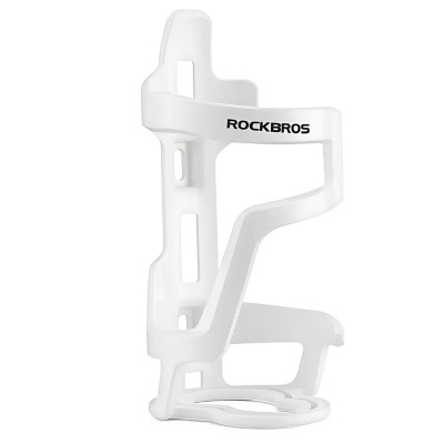 *Košík na fľašu RockBros bočný, biely, PC