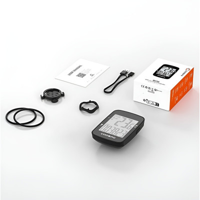 Computer Coospo BC26 s GPS a USB nabíjaním. V cene výrobku je zahrnutý recykl.pop.pre SR v sume 0,1248 €/kg.