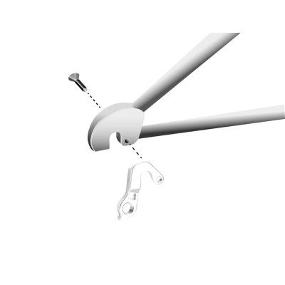 Koncovka rámu vymeniteľná GH-276, AL