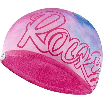 Termo čiapka Rockbros z fleecu s krytím na uši, ružová