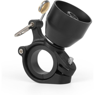 Zvonček RockBros, mosadz, 90 dB, čierny.