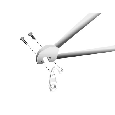 Koncovka rámu vymeniteľná GH-264, AL