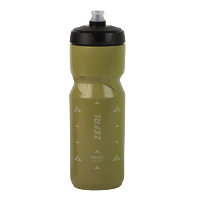 Cyklofľaša ZÉFAL, Sense Soft 80 olivovo zelená 800 ml, plast