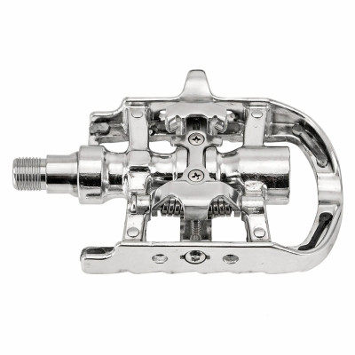 Pedal 2v1 - nášlapný/Non-Slip 9/16 M-wave, dural