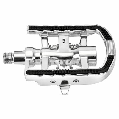 Pedal 2v1 - nášlapný/Non-Slip 9/16 M-wave, dural