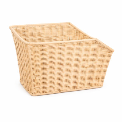 *Košík zadný na nosič ratanový veľký