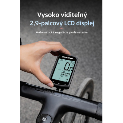 Computer RB, IPX6, bezdrôtový, vodotesný, GPS. V cene výrobku je zahrnutý recykl.pop.pre SR v sume 0,1248 €/kg.