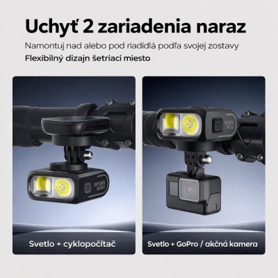 Svetlo predné Magicshine Hori 1300 Lm. V cene výrobku je zahrnutý recykl.pop.pre SR v sume 0,1248 €/kg.