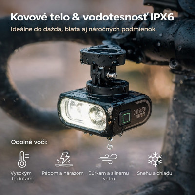 Svetlo predné Magicshine Hori 1300 Lm. V cene výrobku je zahrnutý recykl.pop.pre SR v sume 0,1248 €/kg.