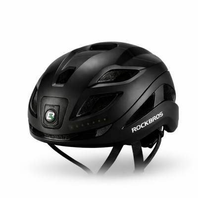 Prilba RB so svetlom, veľ.L /58-60 cm/ s otoč.uťah., čierna