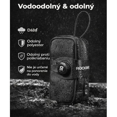 Taška RockBros podsedlová s otočným uzatváracím systémom,  0,6L