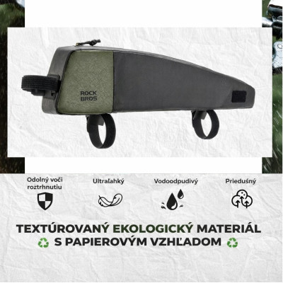 Taška RockBros na rám bicykla 0,9L , ultraľahká a vodeodolná