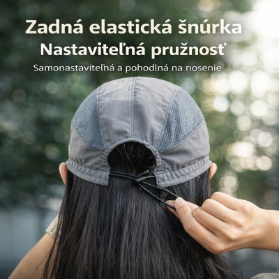 Šiltovka RockBros aj pod prilbu na bicykel je vyrobená z cooling fire látky, čierna