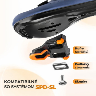 Pedal Rockbros, pre nášlapnú obuv, 9/16, ložiskový