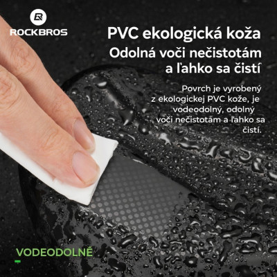 Sedlo detské RockBros, ergonomické, čierne