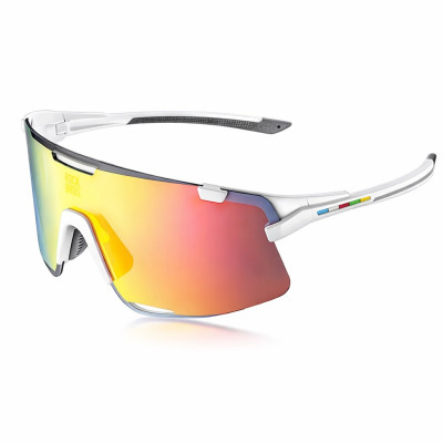 Okuliare Rockbros, fotochromatické, transparentné biele