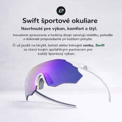 Okuliare Rockbros,biele