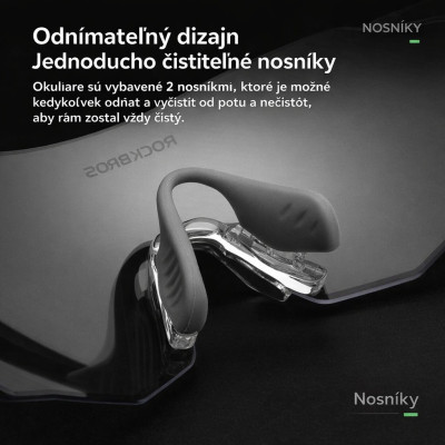 Okuliare Rockbros,biele