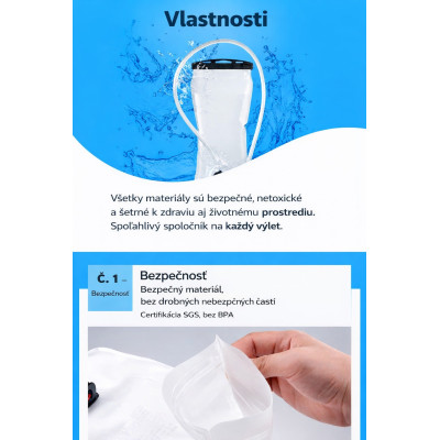 Vak na nápoje RB s hadičkou, 2 litre