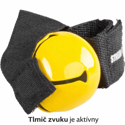 Plašič - odpudzovač na medvede - rolnička, žltý prívesok