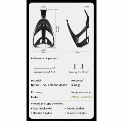 Košík RB  s montérpáčkou s nylonu a skleneného vlákna,modrý