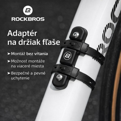 Držiak RB košíka fľaše s úchytom na sedlovku