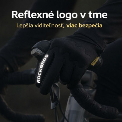 Rukavice RB termo cyklistické rukavice, veľ.XXL