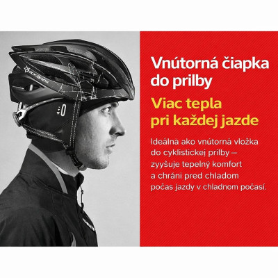 Cyklistická RockBros, Skull Cap, čierno/sivá čiapka alebo vložka do prilby