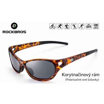 Okuliare RockBros, hnedé