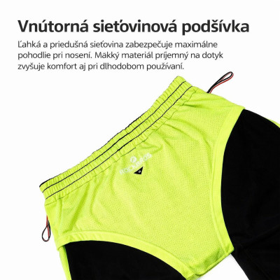*Cyklistické šortky RockBros, veľ.XXL, unisex